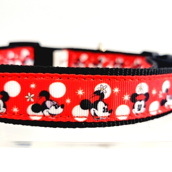 DisneyParks Pets Minnie Mouse Pet Collar sz L New - Picture 3 of 5